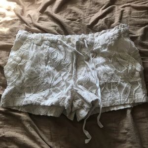 Lace lined shorts